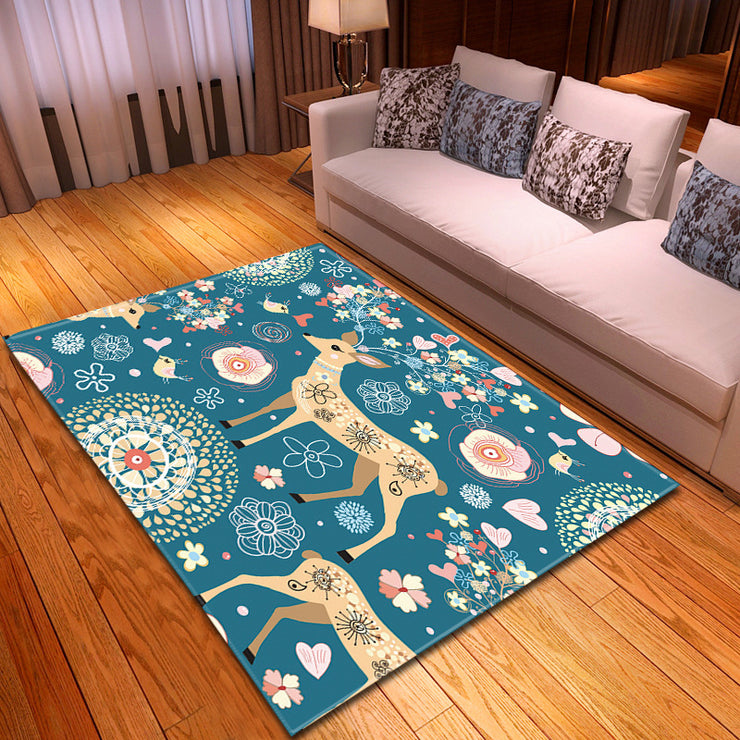 Home Decor Animal Deer Large Carpet