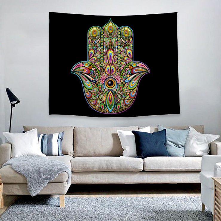 Trendy Home Decor Psychedelic Print Tapestry